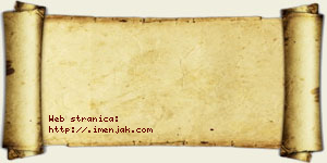 Una Macanović vizit kartica